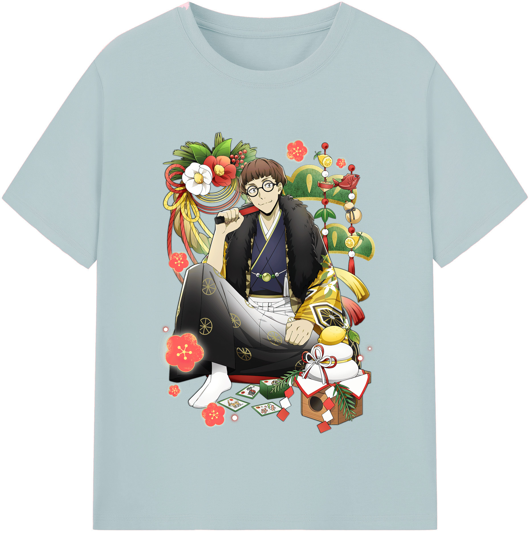 （画像用） 文豪ストレイドッグス Bungo Stray Dogs 綿100％半袖Tシャツ（フロントプリント）